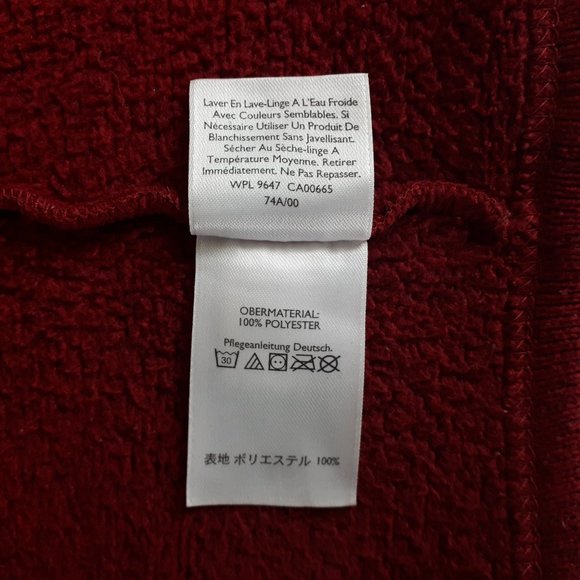 Eddie Bauer Red Toggle-button Collar Sweater - Picture 13 of 15